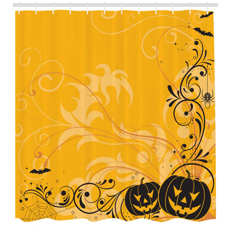 Shower Curtain with Hooks Included, 75" H x 69" W