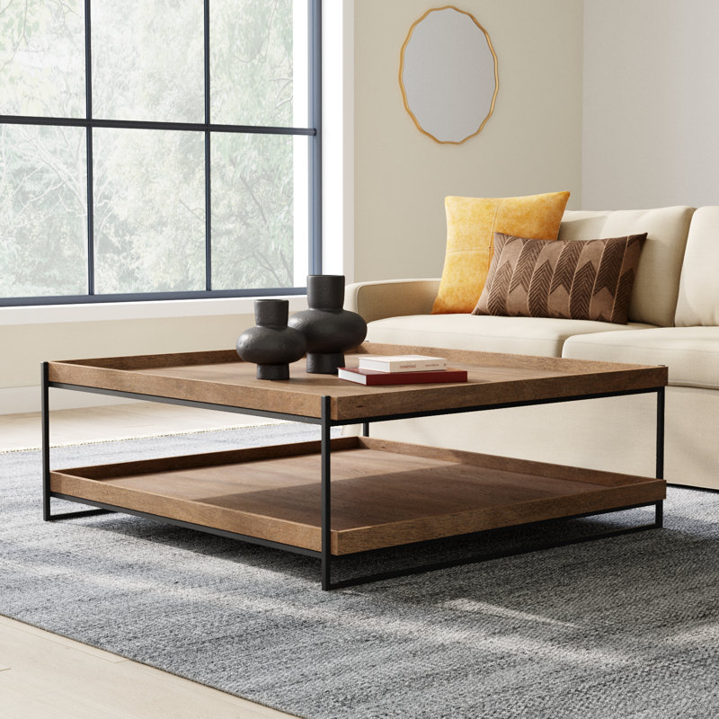 Lupita Solid Wood Top Single Coffee Table