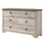 Commode et commode en bois flotté vieilli 1pc