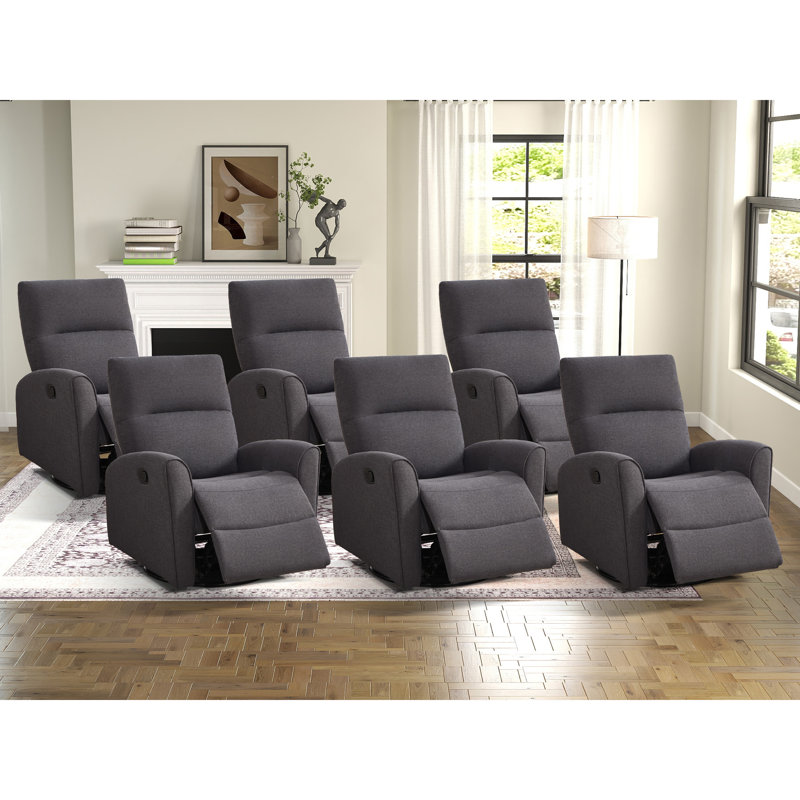 Fauteuil inclinable manuel pivotant de 32,3 po
