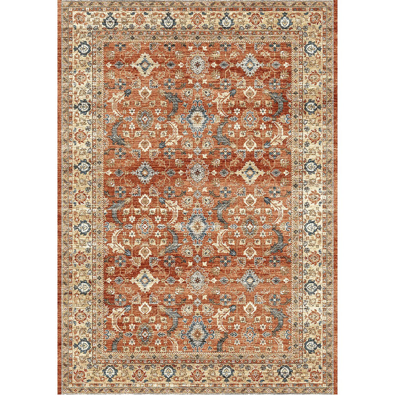 Majestic Area Rug, Red, Rectangle 5'3" x 7'3"