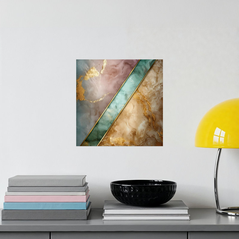 Akur No Frame Print on Canvas, 25.4 cm H  x 25.4 cm W