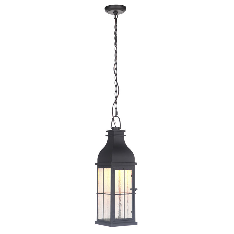 Rossville LED Outdoor Hanging Lantern, Midnight