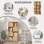Neethu 120.5 cm H x 60 cm W Cube Bookcase-1757279726