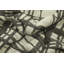 Tapis indien moderne et abstrait 