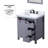 Marsyas 30 in W x 22 in D Single Bath Vanity-37292506