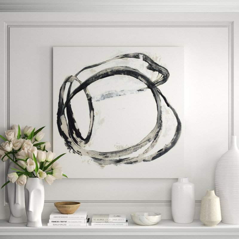 Figurine II Print by Barclay Butera, Image Brush Gel, 40" H x 40" W