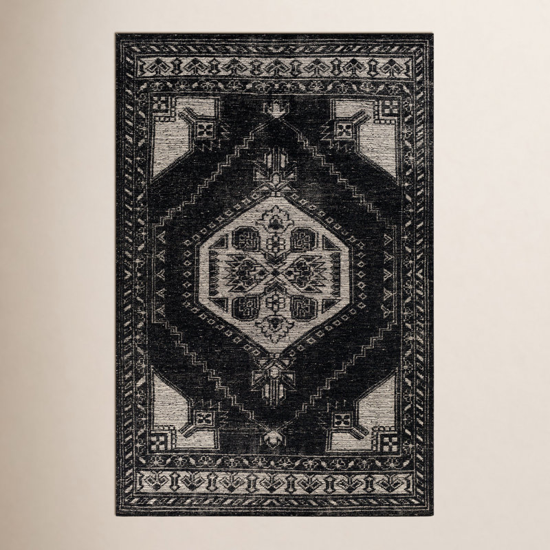 Zahra Wool Oriental Area Rug, Rectangle 8'10" x 12'