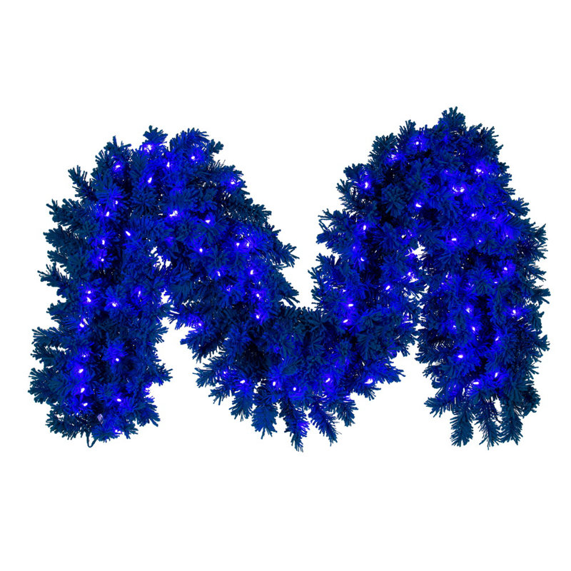 108 " Pre-Lit Mixed Assortment Garland