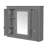 Bathroom Wall Cabinet with Mirror