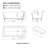 59'' x 30'' Freestanding Soaking Solid Surface Bathtub-50520599