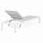 Outdoor Chaise Lounge Chair Set of 2, Aluminum Adjustable Outside Chair for Pool Patio Beach Yard, All Weather Use UV Resistant 400lbs Weight Capacity-1629558383