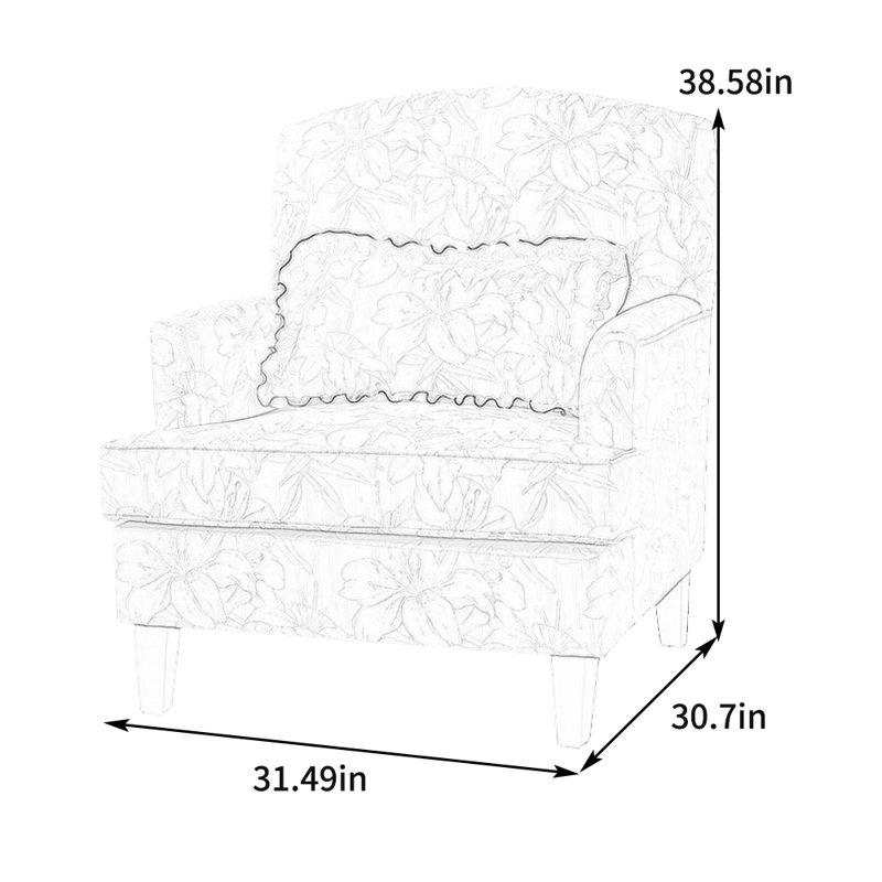 Méridienne moderne et confortable en éponge résiliente, Beige / chenille rose