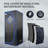 JUXAMI Polyethylene Plastic Water Resistant Sauna Tent