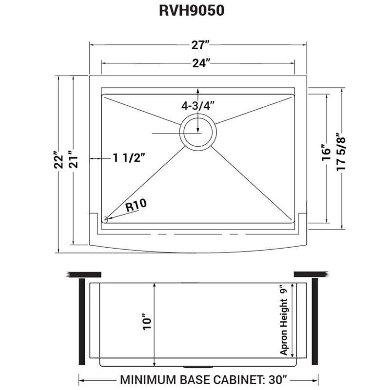 Verona Workstation Farmhouse Kitchen Sink