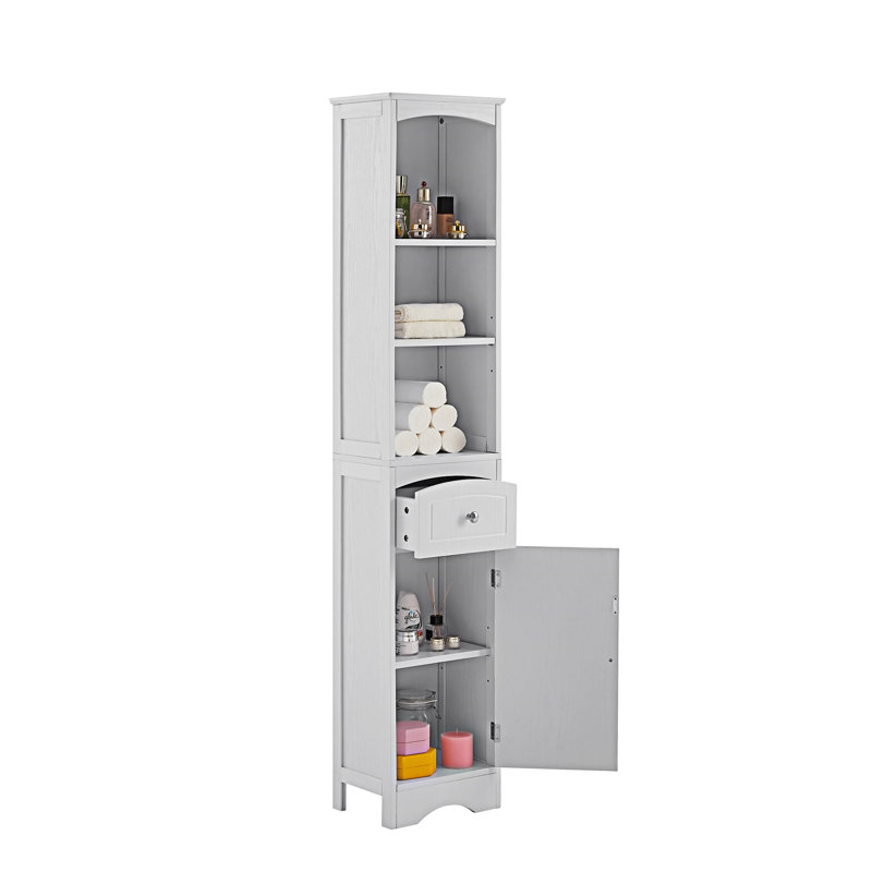 Freestanding Bathroom Cabinet, White