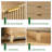 57" Wide 7-Drawer Fluted Dresser, Extra Wide Wave Design Storage Cabinet, Low Profile Chest of Drawers for Bedroom, TV Stand for Living Room-1742730677