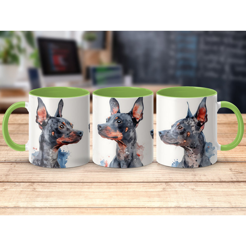 Mug, Light Green, 4