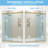 56"-60" W x 76" H Double Sliding Frameless Shower Door with 5/16" (8mm) Crystal Clear Tempered Glass-120944311