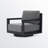 Aden Aluminum Outdoor Swivel Chair-249888137