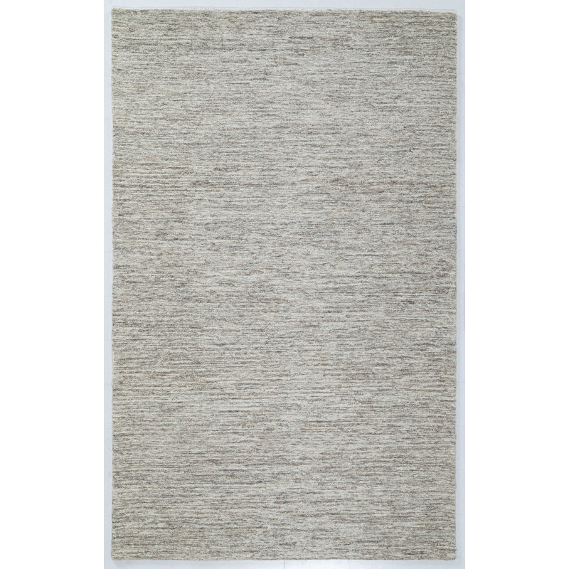 Tapis touffeté à la main couleur caramel Drift, Rectangle de 5 pi x 8 pi