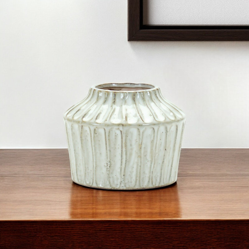 Vase de table 6 "ivoire