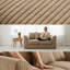2 Seater Corduroy Sofa-1382721908