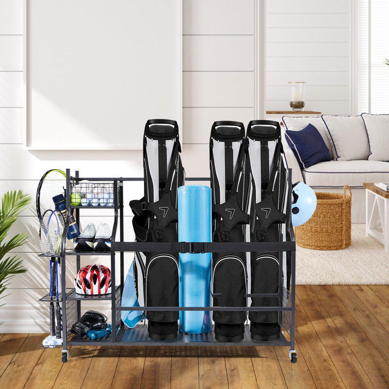 Steel Freestanding Multi-Use Sports Rack