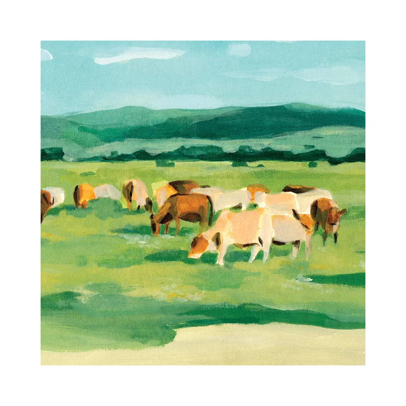 Rural Fields I by Annie Warren - Wrapped Canvas Print, 66.04 cm H x 66.04 cm W x 3.175 cm D