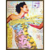 Fashion Fix New York by Kevin Wenner - Floater Frame Mixed Media Artwork on Canvas