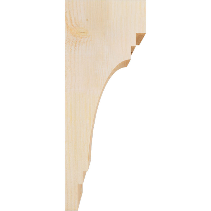 Corbeau Pescadero, H 26 po x l 6 po x P 10 po, Sapin de Douglas, Sciage brut