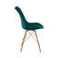 Chaise d'appoint rembourrée en velours Lougenia-1643714250
