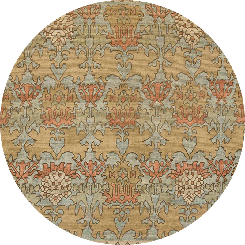 Tapis multicolore Twicken, Rond 7 pi