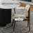 Modern Dining Chairs, Beige Pu Leather Kitchen Chairs With Solid Wood Legs, Not Assemble  Needed