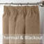 Eilfried Chenille Pencil Pleat Taped Top Curtains-2080451820-2095556263