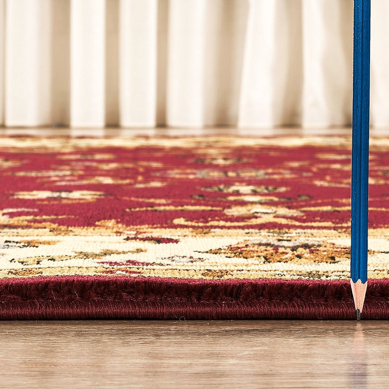 Tapis classique, Rouge, Rectangulaire 2 pi x 3 pi