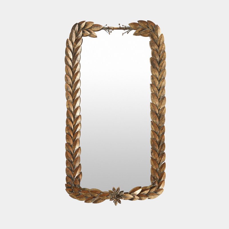 Rectangle Greek Laurel Rectangle Iron Mirror