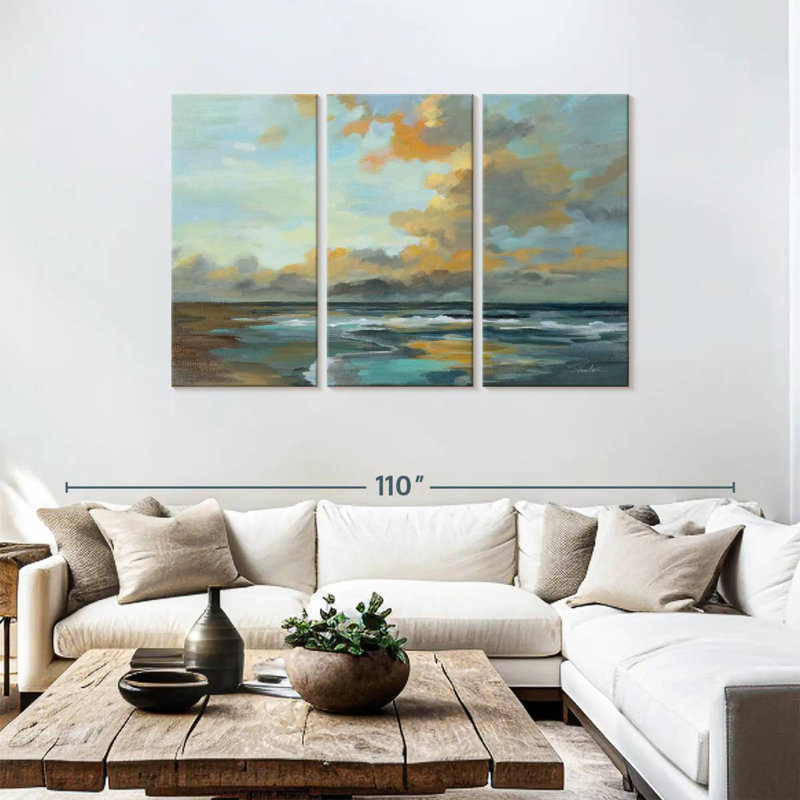 Gillard Oceanside Sunset, 48" H x 74" W