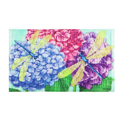 Tapis extérieur antidérapant Hydrangea