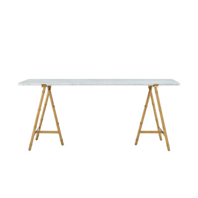 Kesden Marble Brass Writing Desk