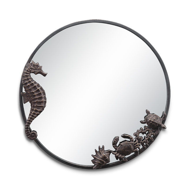 Miroir mural Seahorse and Sea Life