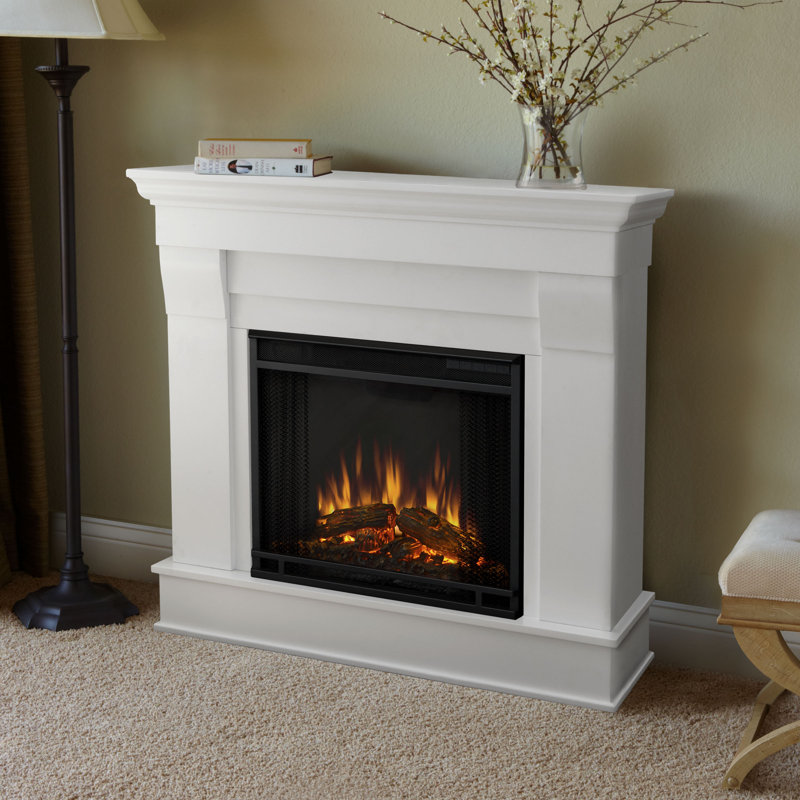 Chateau 41" Electric Fireplace by Real Flame, White
