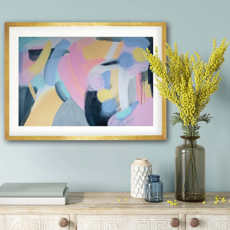 The Sunday - Single Picture Frame Art Prints, Antique Gold, 41cm H x 56cm W x 2cm D