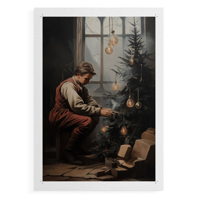 Art des Fêtes de Noël - série 2-CCccxi - impression sur toile seulement - non encadrée