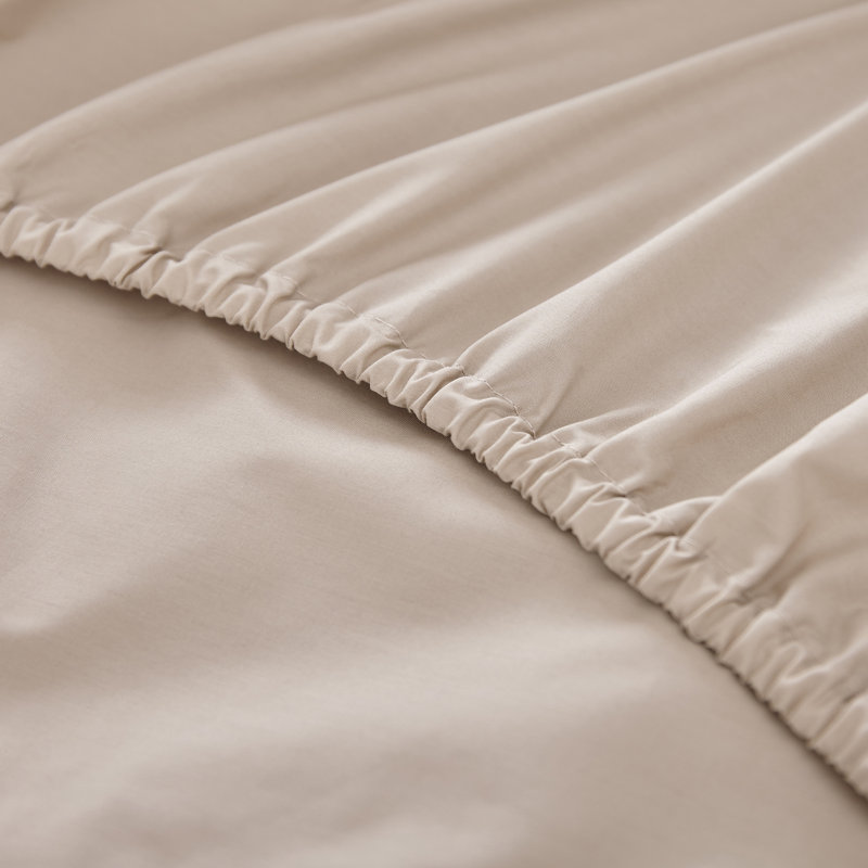 Silentnight Pure Cotton Fitted Sheet, Double (4'6), Blush