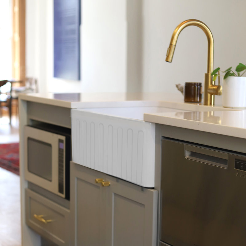 33'' L Single Basin Kitchen Sink