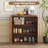 Aguilera 31’’ Sideboard Storage Cabinet With Doors & Shelves-1882314067