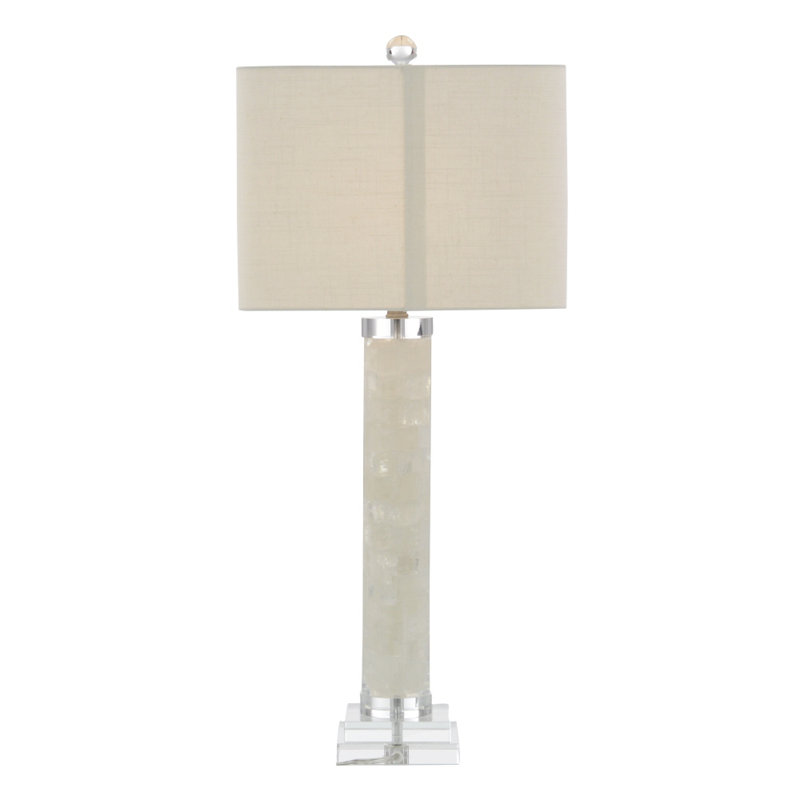 Calcite And Quartz Table Lamp