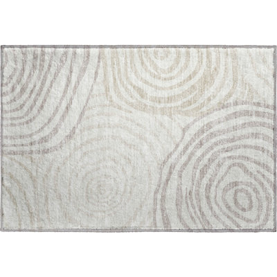 Premium Machine Washable Prisco Ivory Rug