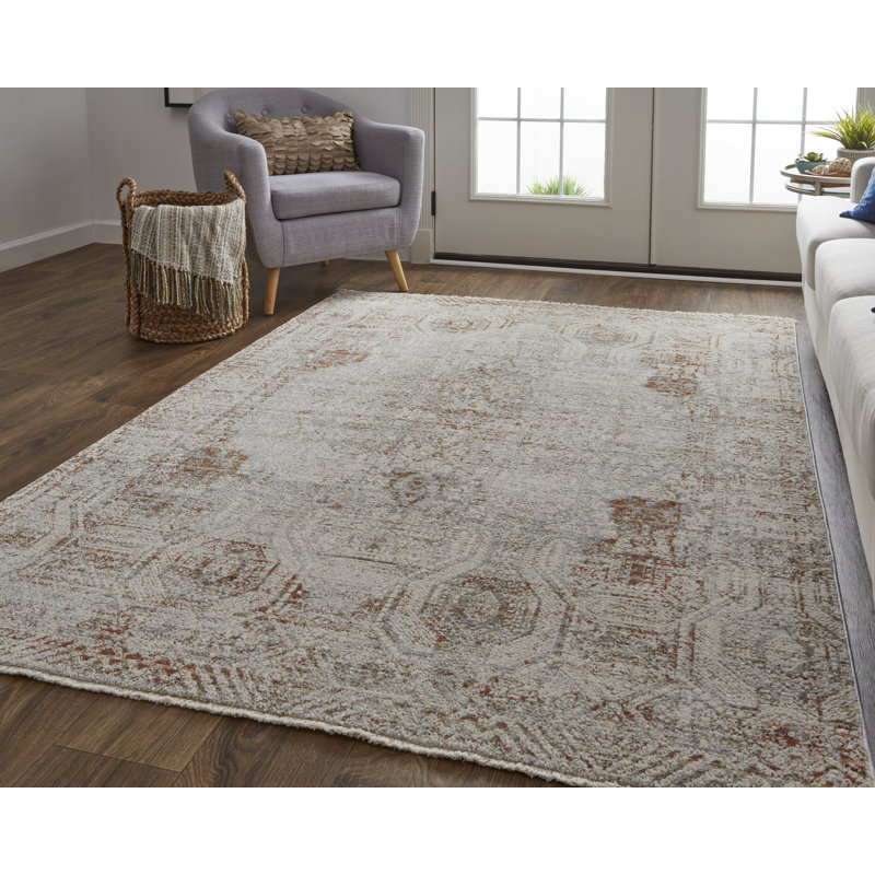 Adeleke Oriental Indoor Rug, Rectangle 3' x 5'